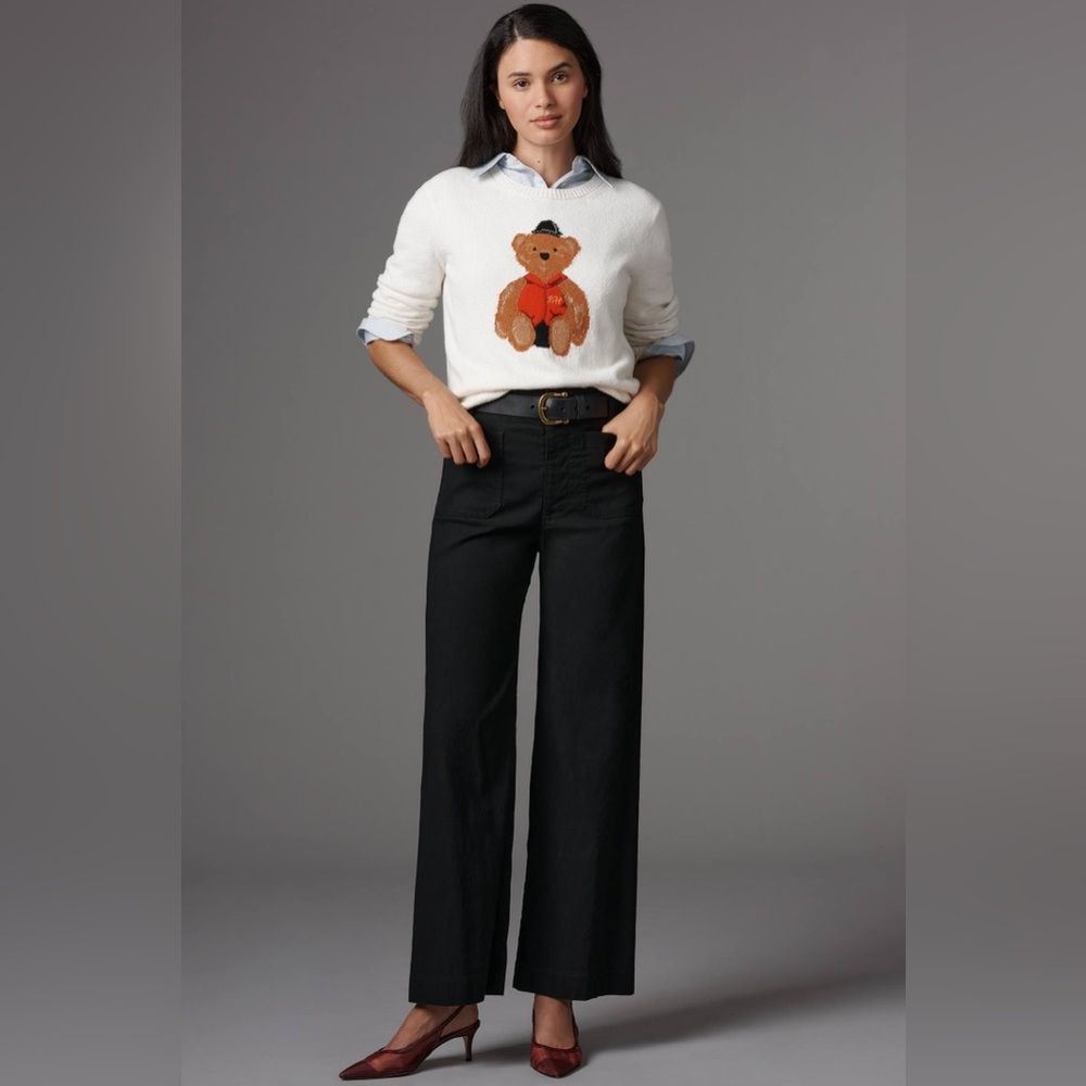 Anthropologie Maeve The Colette Magic Fabric Pants size 34 petite black - Picture 1 of 11